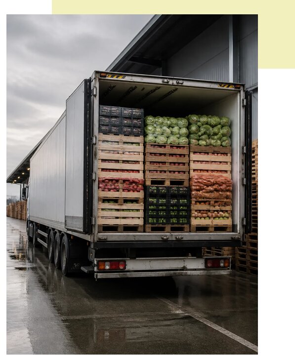 Перевозка плодоовощной продукции в Котлас по цене от 5182 р. | Агросервис-Ктл