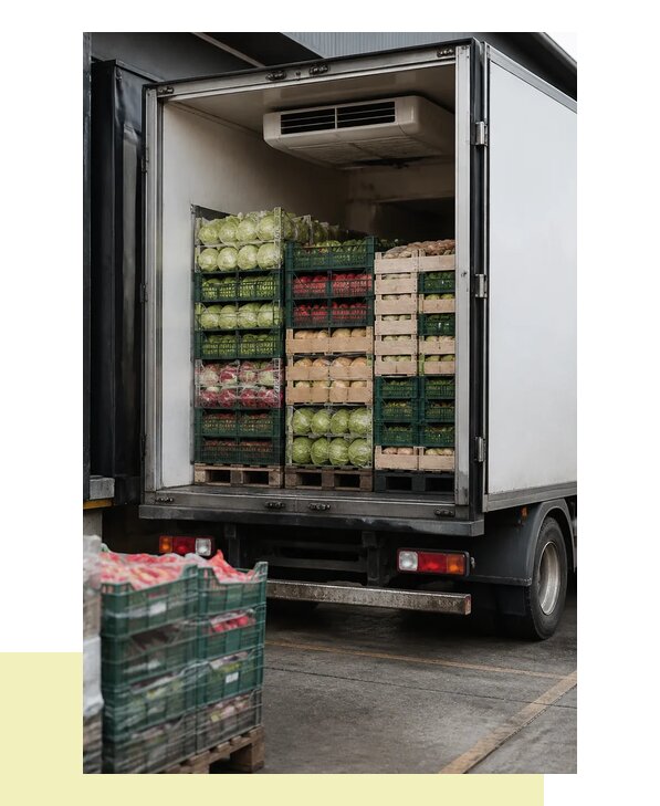 Перевозка плодоовощной продукции оптом напрямую в Котлас