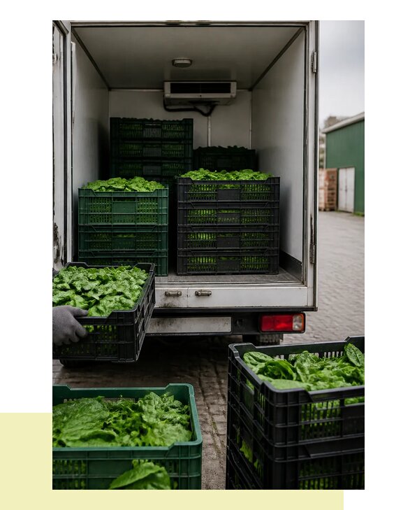 Перевозка шпината в Котлас с сохранением свежести продукции